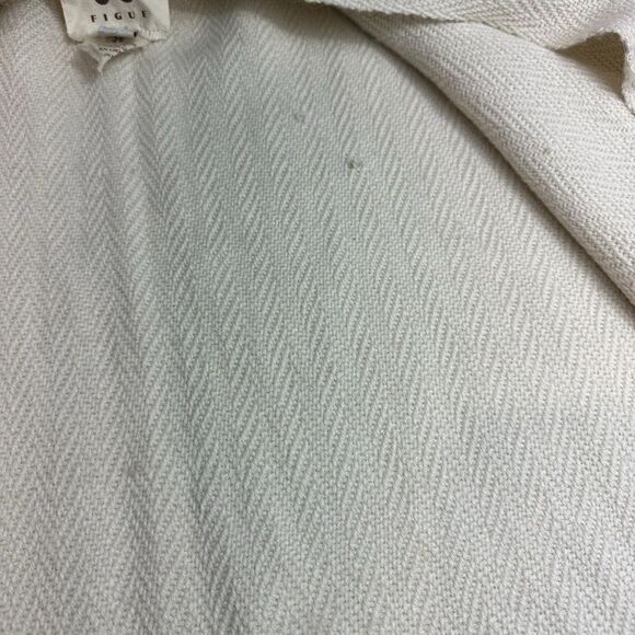 FIGUE 100% Superfine Alpaca Woven Fringe Blanket Wrap Poncho - Picture 7 of 9